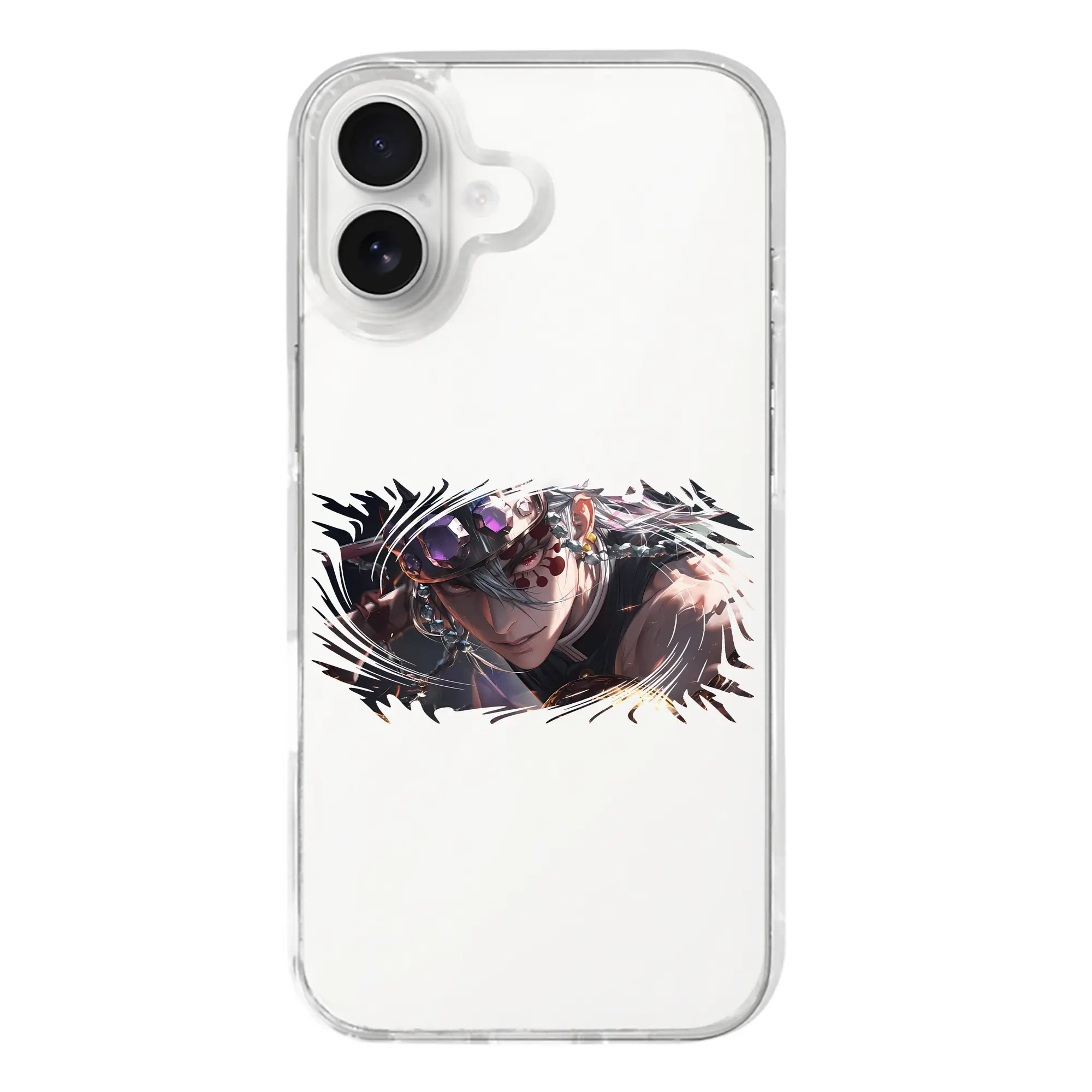 鬼滅の刃 グッズ,宇髄 天元 - iPhone 17シリーズ 透明スマホケース – 薄型・耐衝撃・精密フィット保護カバー